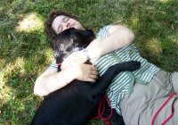 Andyra und Frauchen Yvonne